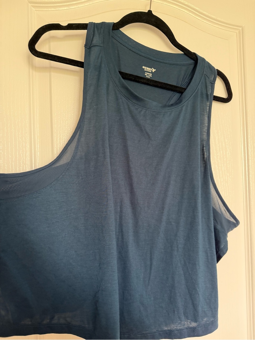 Old Navy Teal Blue Crop Tank Top